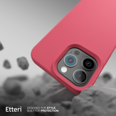 Etui Etteri Silicone Case do Xiaomi Redmi Note 13 4G malinowe