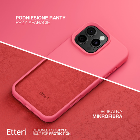 Etui Etteri Silicone Case do Xiaomi Redmi Note 13 4G malinowe