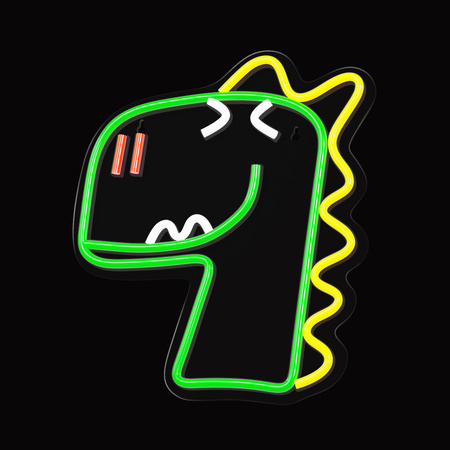 Forever Light neon LED JURASSIC DINO zielony FLNJ02