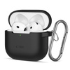 Etui Tech-Protect Silicone Hook do Airpods 4 czarne TTT