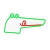Forever Light neon LED JURASSIC KROKODYL zielony FLNJ03