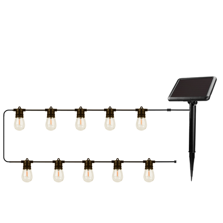 Girlanda świetlna SUNARI FLS-60 7,5m zewnętrzna 10 żarówek LED solarna IP44 Forever Light