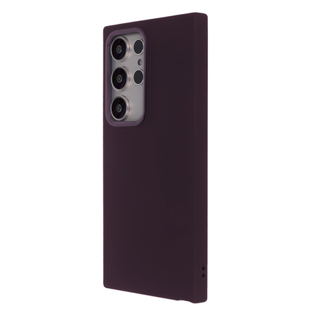 Nakładka Satin Touch do Samsung Galaxy S24 Ultra burgundowa