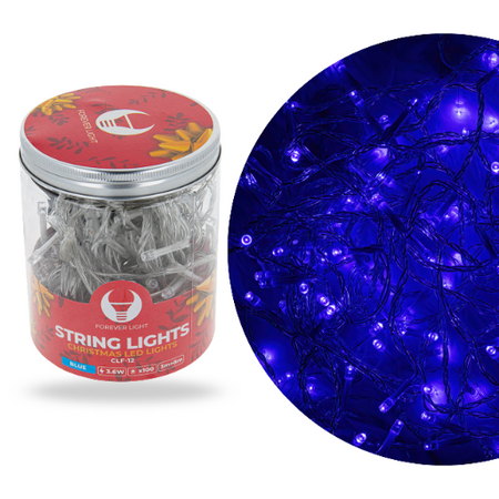 Łańcuch świetlny CLF-12 100LED 8m niebieski Forever Light