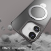 Etui Etteri Matt Mag Ring do iPhone 16 6,1" szare