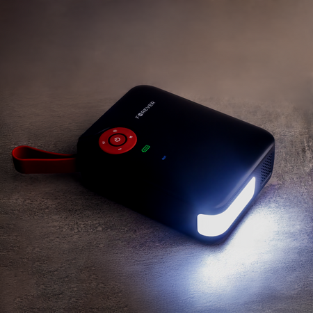 Forever jump starter 4w1 JS-400 26,64Wh czarno-niebieski