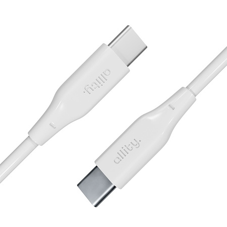 Allity kabel AUC-02 USB-C - USB-C 1,0 m 100W biały
