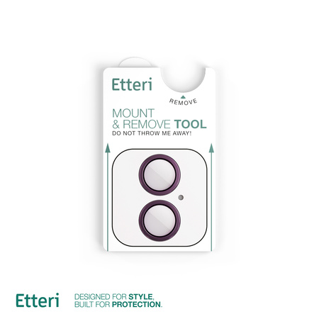 Etteri Camera Lens Protector szkło na aparat do iPhone 16 / 16 Plus różowy