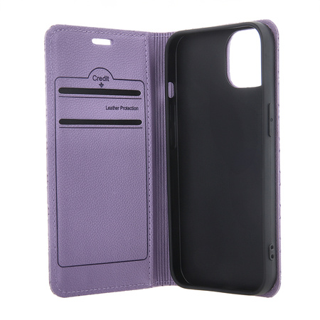 Etui Smart Caro do iPhone 17 Pro Max 6,9" fioletowe