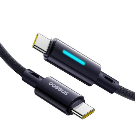 Baseus Lit kabel USB-C - USB-C 2m 100W kosmiczna Czerń