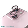 Etteri Camera Lens Protector szkło na aparat do iPhone 15 / 15 Plus różowy