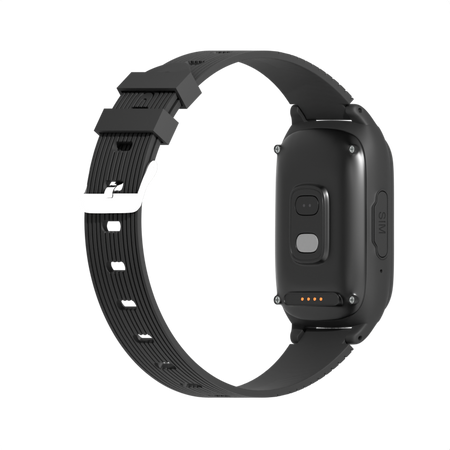 Smartwatch dla seniora Forever Siva ST-100 czarny – zegarek SOS dla babci i dziadka