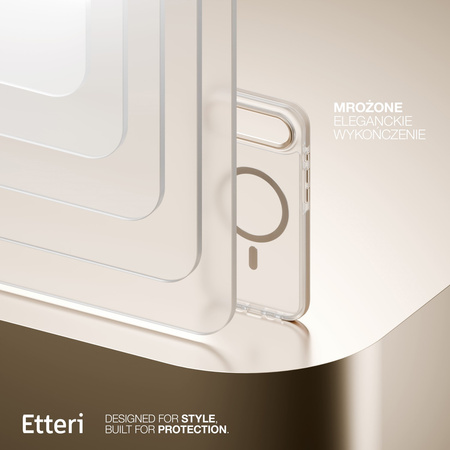 Etui Etteri Icy Mag do iPhone 17 Air złote