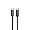 Maxlife kabel MXUC-12 USB-C - USB-C 1,0 m 60W czarny