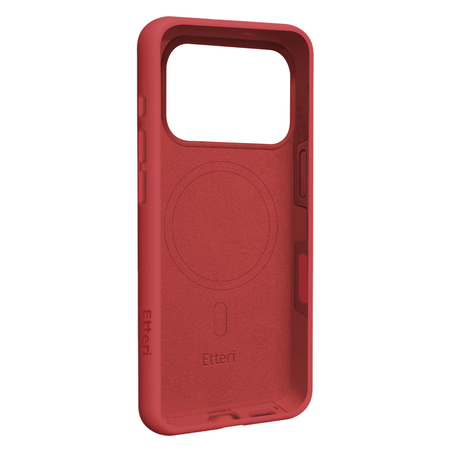 Etui Etteri Silicone Mag do iPhone 17 Pro malinowe