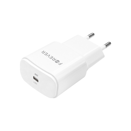Forever ładowarka sieciowa PD QC TC-01-20C 1x USB-C 20W biała