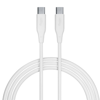 Allity kabel AUC-02 USB-C - USB-C 1,0 m 60W biały