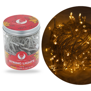 Łańcuch świetlny CLF-10 100LED 8m ciepły biały Forever Light