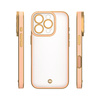 Nakładka Silky Gold do iPhone 16 6,1" różowa