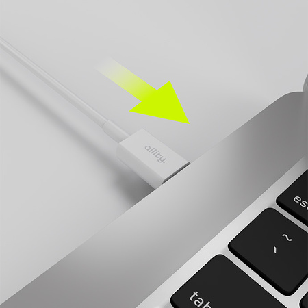 Allity kabel AUC-03 USB-C - Lightning 2,0 m 27W biały