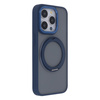 Nakładka Secure Spinning Mag do iPhone 15 Pro 6,1" granatowy