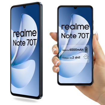 Smartfon Realme Note 70T 4/128 GB Obsidian Black