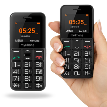 Telefon myPhone Halo Easy czarny