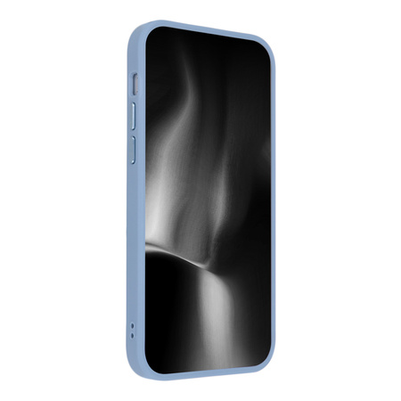 Nakładka Satin Elegant Matt do iPhone 12 / 12 Pro 6,1" niebieska