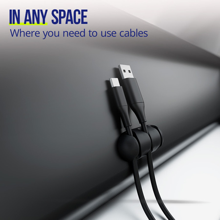 Allity organizer na kable - zestaw 3 sztuk ASA-400