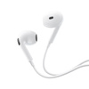 Baseus Encok HZ19 Słuchawki Przewodowe Księżycowa Biel