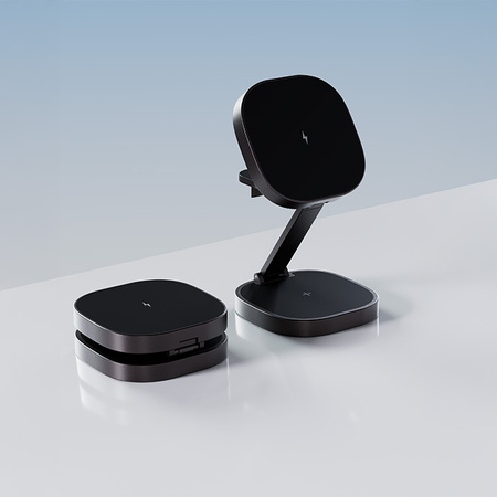 Allity ładowarka indukcyjna AWC-220-25WMS grafitowa 3w1