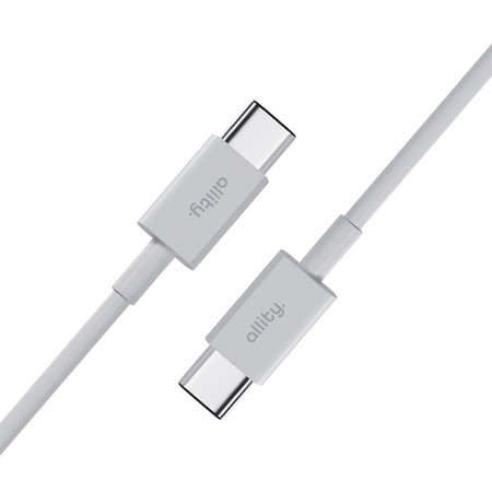 Allity kabel AUC-03 USB-C - USB-C 1,0 m 100W biały