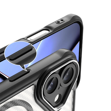 Nakładka Defender Carbon Mag do iPhone 16e czarna
