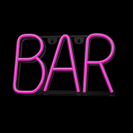 Forever Light neon LED BAR róż Bat + USB FLNE24