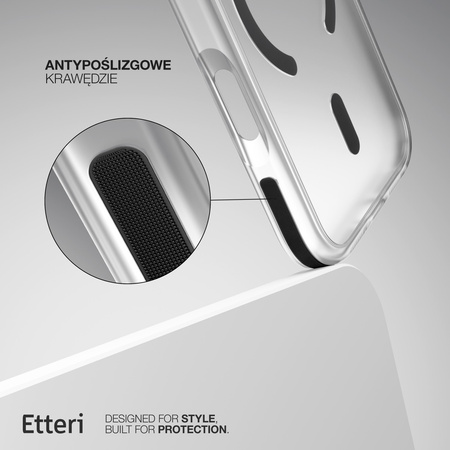 Etui Etteri Icy Mag do iPhone 17 Pro czarne