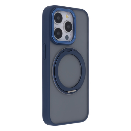 Nakładka Secure Spinning Mag do iPhone 15 Pro 6,1" granatowy