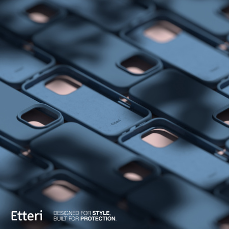 Etui Etteri Silicone Case do iPhone 16 Pro Max 6,9" ciemnoniebieskie