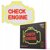 Neon PLEXI LED CHECK ENGINE żółto czerwony NNE21 Neolia
