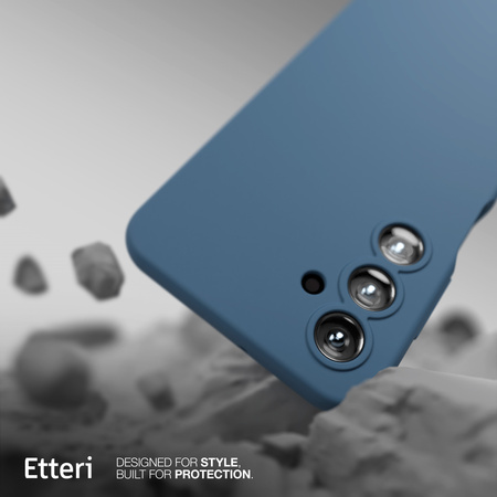Etui Etteri Silicone Case do Samsung Galaxy A25 5G (global) ciemnoniebieskie