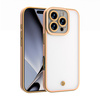 Nakładka Silky Gold do iPhone 15 Pro 6,1" różowa