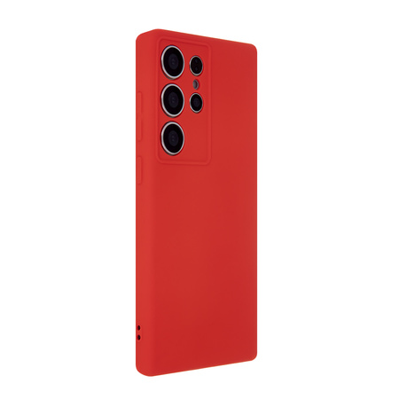 Nakładka Silicon Soft do Samsung Galaxy S24 Ultra czerwona