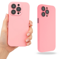 Nakładka Ultra Trendy Vivid Thin Mag do iPhone 15 6,1" różowa