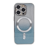 Nakładka SparkleFlex Mag do iPhone 14 Pro 6,1" srebrny gradient