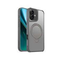 Etui Etteri Matt Mag Ring do iPhone 16 6,1" szare